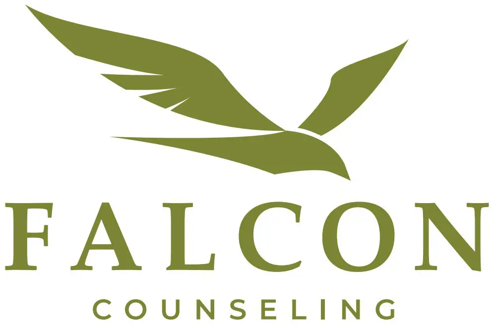 A green eagle with the words alco counseling written underneath it.